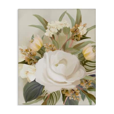 Stupell Charming Soft Rose Bundle Canvas Wall Art Design By House Fenway