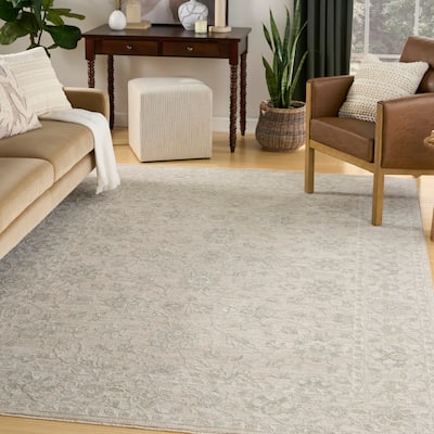 Nourison Enriched Indoor only Cream / Ivory Persian Area Rug