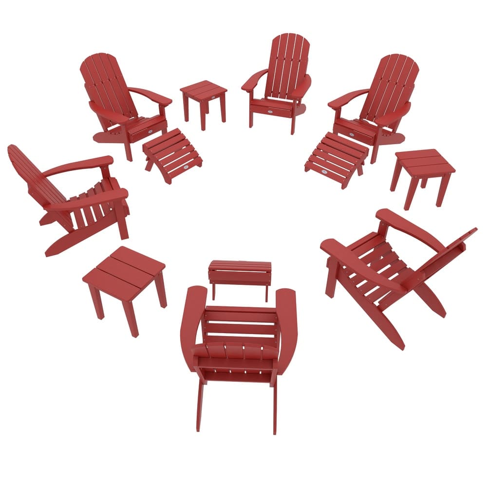 BAHIA VERDE OUTDOORS 12-Piece Adirondack Conversation Set