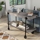 preview thumbnail 15 of 25, Hyssop Farmhouse 47-inch Metal 1-Shelf Console Table by Furniture of America