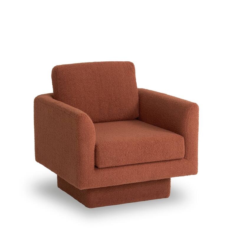Luxurious Teddy Velvet Swivel Chair for Ultimate Comfort and Style
