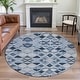 preview thumbnail 57 of 66, Premium Washable Super Soft Boho Geo Mayfield Rug Sky - 8' x 8'