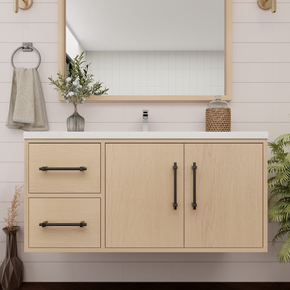 Victoria 42'' L Wall-mounted Vanity with Reinforced Acrylic Sink - 41.5