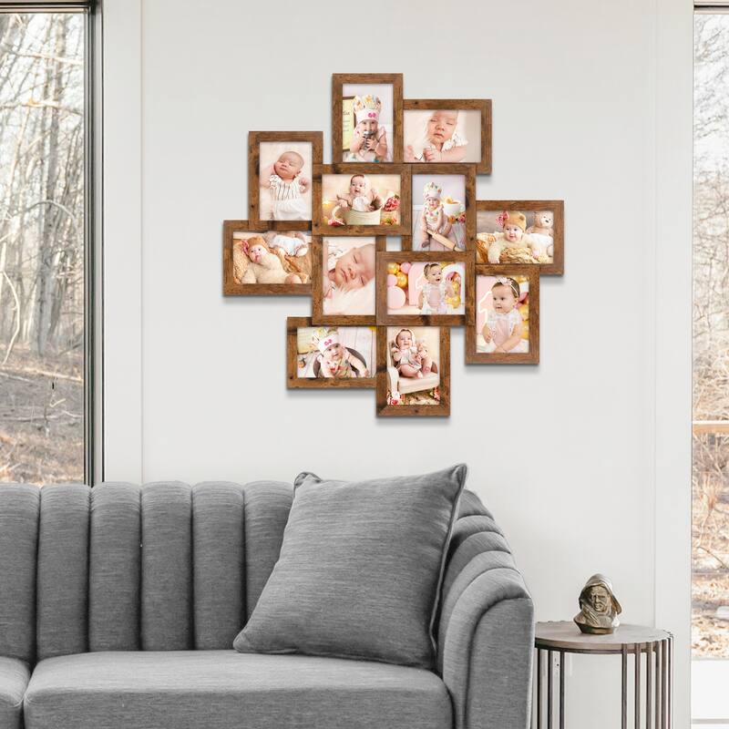 HELLO LAURA 12 Opening Picture Family Frame Collage Photo Frame