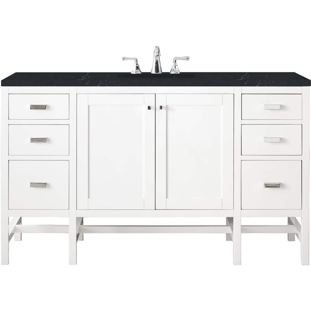 James Martin Vanities Addison 60" Single Basin Hardwood Vanity Set