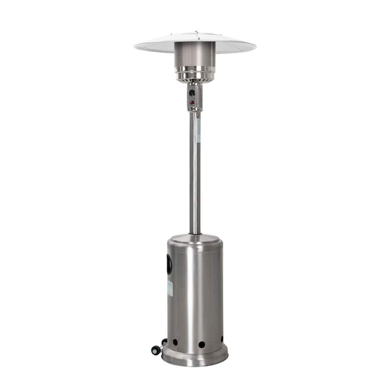 Outdoor 46,000 BTU Stainless Iron Propane Gas Patio Heater