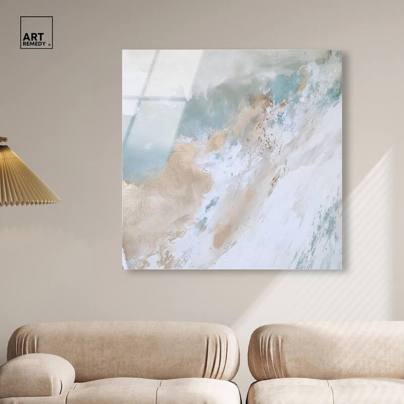 Sandy Mirage Acrylic by Art Remedy, Ready to Hang