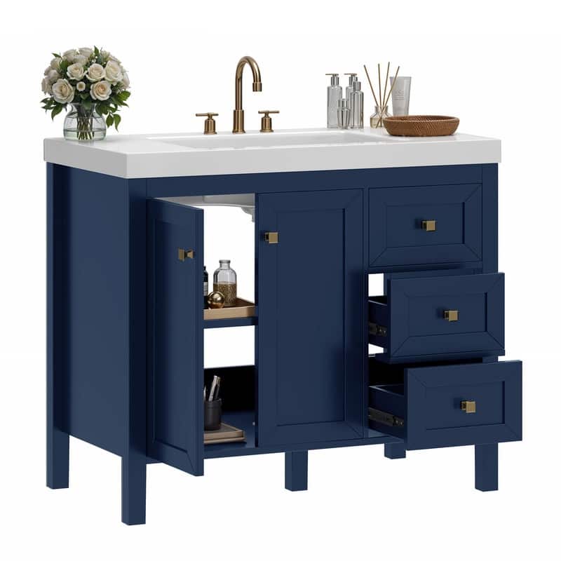 Moasis 36"/42" Bathroom Vanity Cabinet with Sink