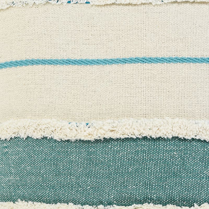 Sevita Turquoise Quarry Striped Throw Pillow, Single or Set of 2