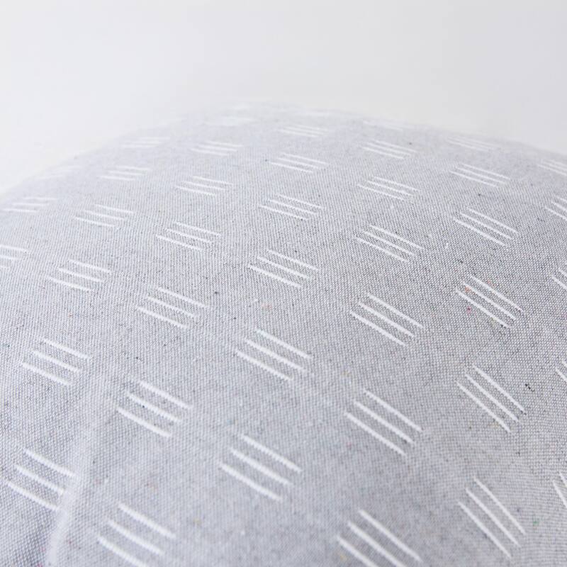 Rizzy Home Drop Stitched Woven Throw Pillow