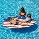 preview thumbnail 6 of 5, Inflatable Americana Surfer Swimming Pool Lounge Float - 73"