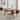 Set of 4 Leather Dining Chairs Wing Backrest Wood Legs