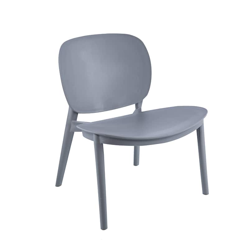 Porthos Home Dani Plastic Dining Chairs Set of 2, Indoors And Outdoors