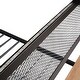 preview thumbnail 5 of 8, Full Size Metal Bunk Bed with Built-in Desk, Light and 2 Drawers, Black