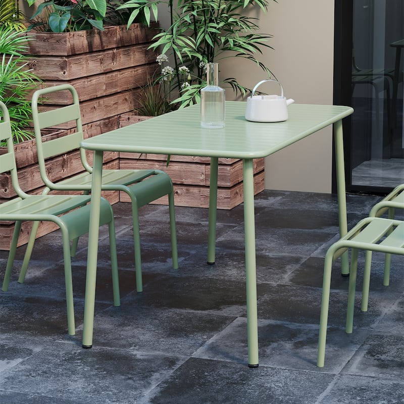 Sella long table outdoor dining table villa courtyard balcony table outdoor leisure table simple garden waterproof table