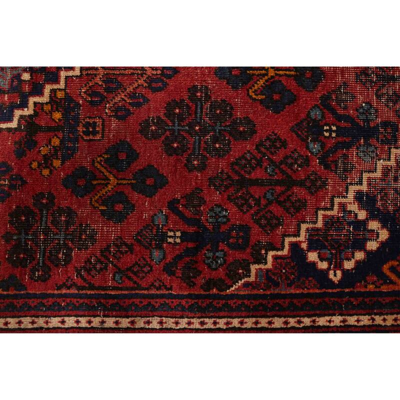 ECARPETGALLERY Hand-knotted Anadol Vintage Red Wool Rug - 4'3 x 6'5