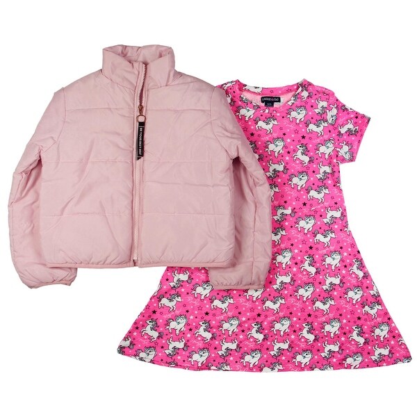 girls dress and coat set