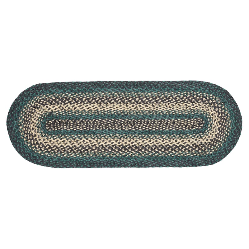 Pine Grove Jute Oval Runner 13x36
