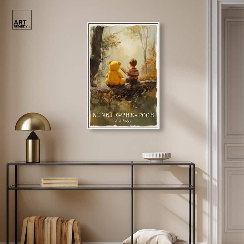 Classic Winnie the Pooh Canvas by Art Remedy