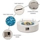 preview thumbnail 58 of 83, COSIEST 42'' Outdoor Round Propane Fire Pit w Wind Guard and Fire Glass