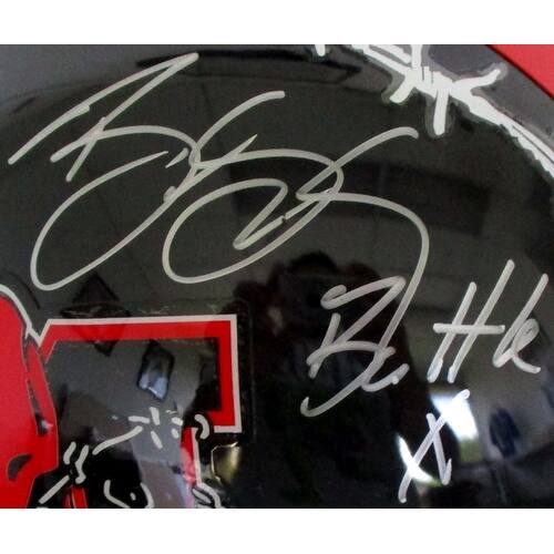 Shop Bill Goldberg Signed The Longest Yard Mean Machine Fs Replica Helmet Battle Bas Overstock 17308747