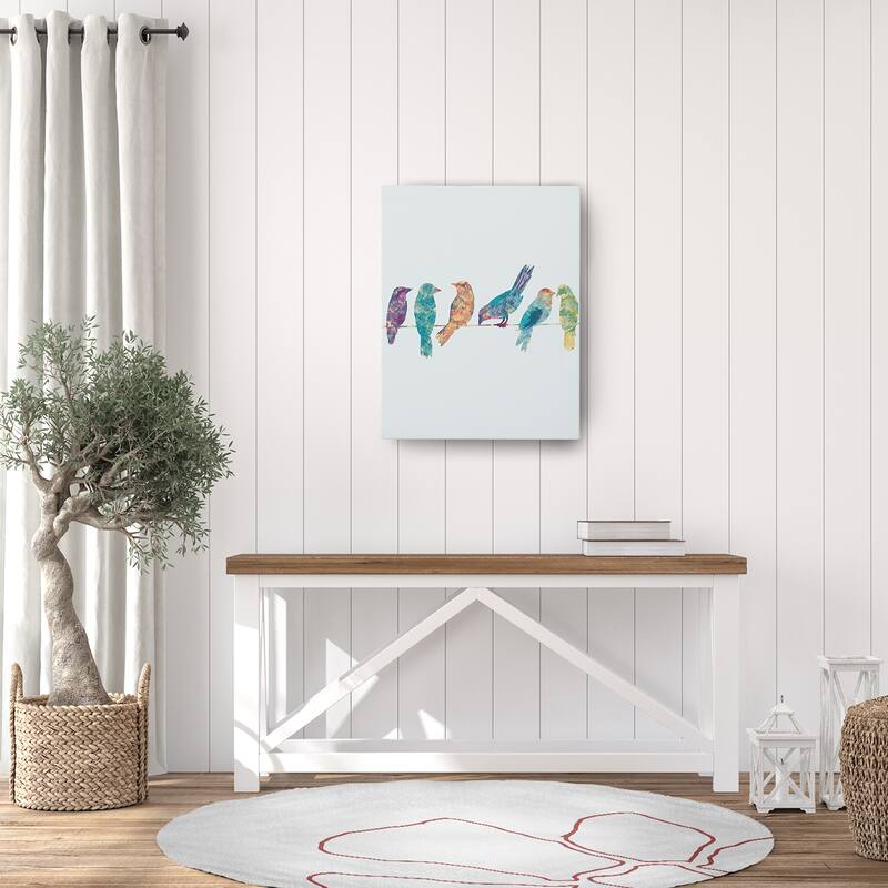 Petal Lines Spring Chenille Rug