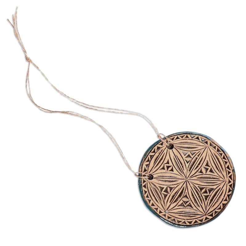 Novica Handmade Destiny Blossom Ceramic Home Accent