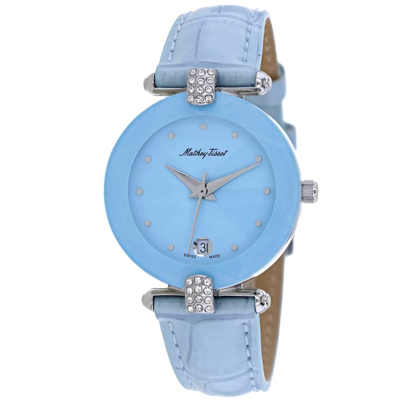 Mathey Tissot Women's Pyramide Blue Dial Watch - P318M - 6 (36)
