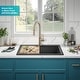 preview thumbnail 92 of 146, KRAUS Bellucci Workstation Topmount Drop-in Granite Kitchen Sink