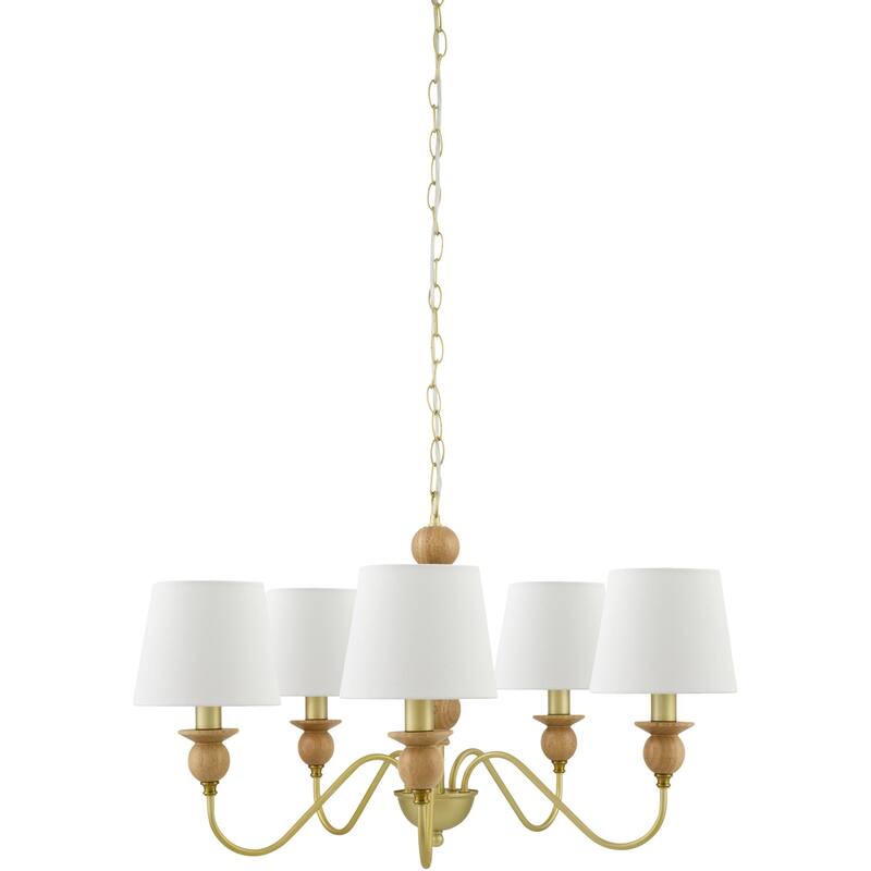 Livabliss Wiluna Rustic Chandelier - 28"L x 28"W x 47"H