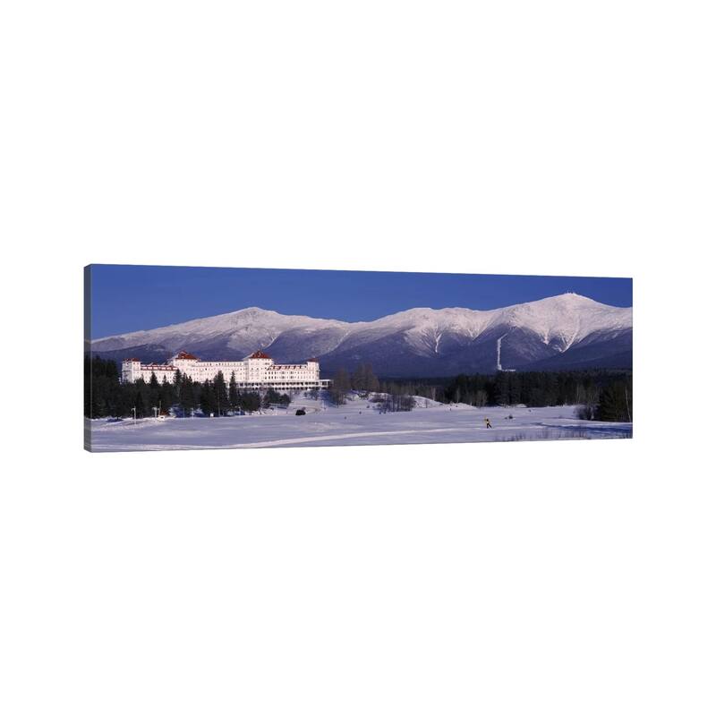 iCanvas "Mt. Washington Hotel Resort, Mount Washington, Bretton Woods, New Hampshire, USA" by Panoramic Images Canvas Print