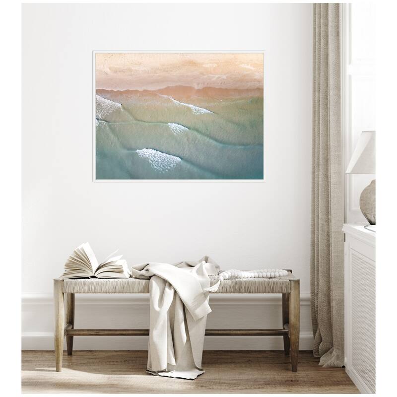 Kate and Laurel Layers of Water by Emiko and Mark Franzen F2 Images Framed Canvas Wall Art Print