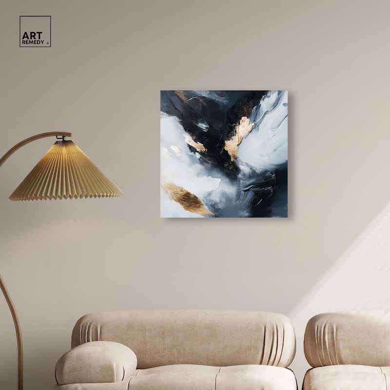 Golden Spark II Canvas by Art Remedy, Gallery Wrapped