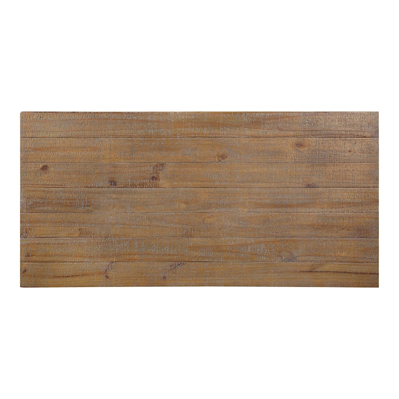 Furniture of America Badri Rustic 76-inch Solid Wood Dining Table