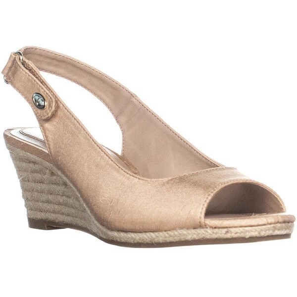 Charter Club Womens Samiee Peep Toe Casual Espadrille Sandals. Opens flyout.