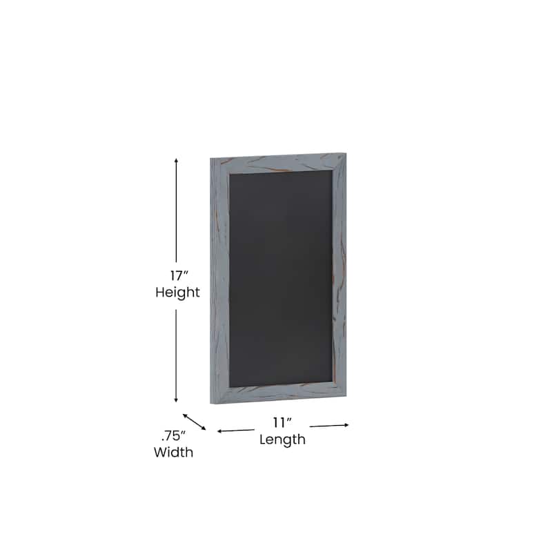 Set of 10 Wall Mounted Magnetic Chalkboards