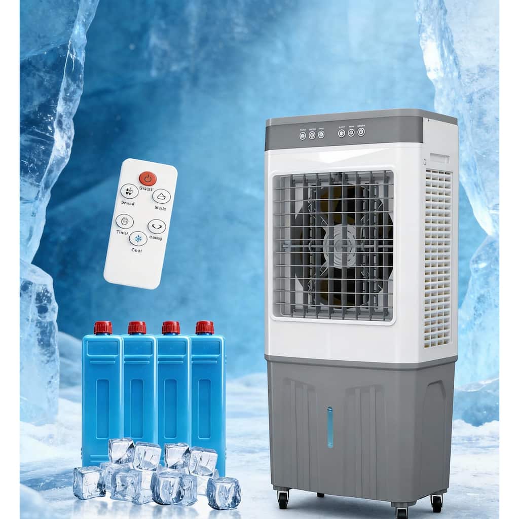 3500 CFM 11.6 Gal Evaporative Air Cooler, with Remote & Timer