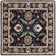 preview thumbnail 38 of 37, SAFAVIEH Handmade Blossom Menga Contemporary Wool Rug 6' Square - Black/Ivory - Square