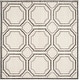 preview thumbnail 66 of 115, SAFAVIEH Amherst Corinne Modern Rug 7' Square - Ivory/Light Grey - Square