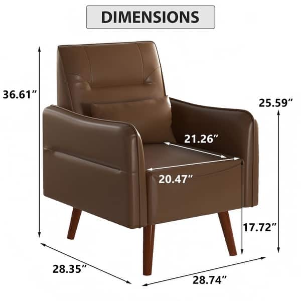 Accent Chair, Upholstered Arm Chair For Living Room Bedroom