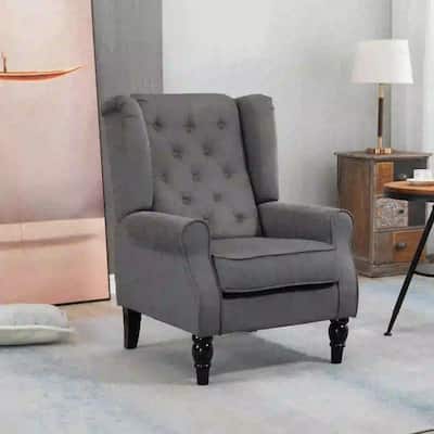 Wingback Accent Chair for Living Room, Button-Tufted Lounge Chair