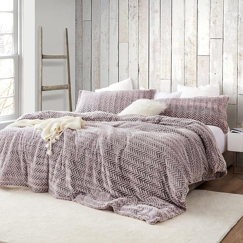 Cozy Peaks® - Coma Inducer® Oversized Comforter Set - Chevron Frosted Sierra