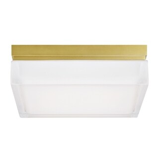 Tech Lighting 700BXL Boxie 2 Light 9" Wide Flush Mount Square Ceiling ...