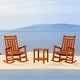 preview thumbnail 42 of 174, Outdoor Patio HDPE Rocking Chiar, Extra Wide Seat & Backrest