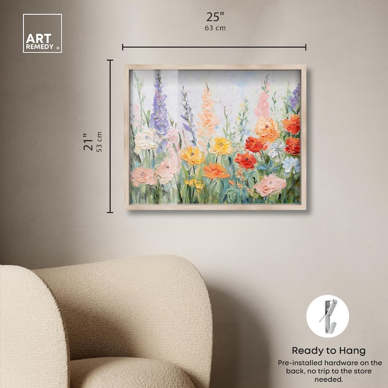 Summer Abundance I Shadowbox by Art Remedy