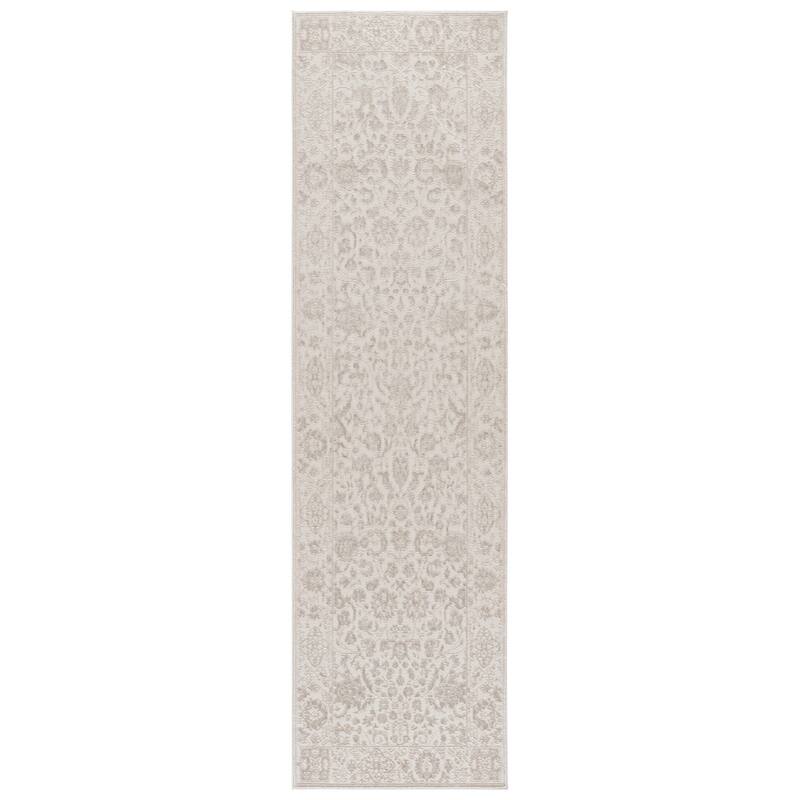 SAFAVIEH Reflection Joschka Area Rug - 2'3" x 8' Runner - Ivory/White