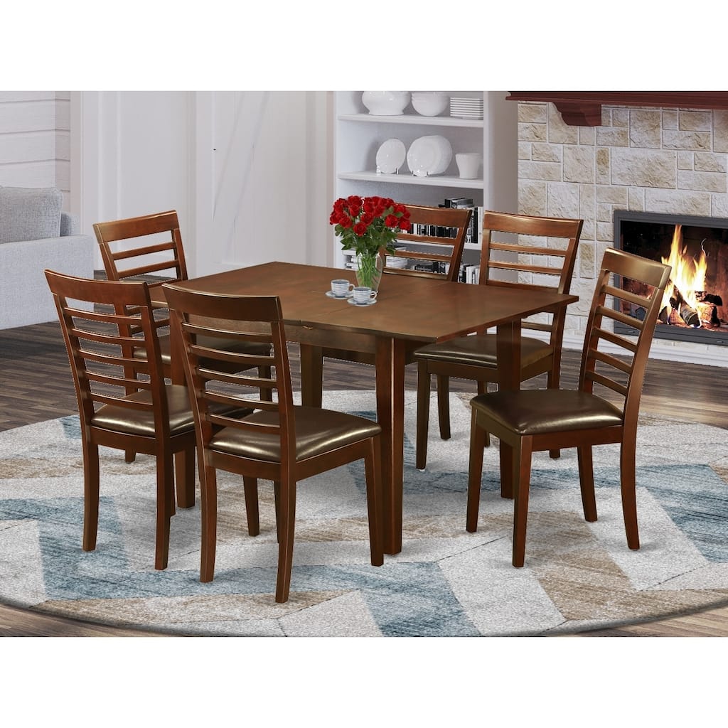 Vintage Dinette Set - Small Dining Table & Chairs - Kitchen Table Set for 4 - Retro Style Dining Room Furniture