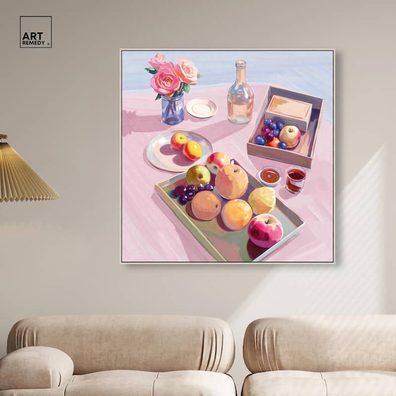 Fresh Fruits Canvas by Art Remedy