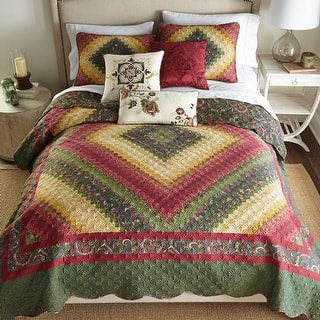 Donna Sharp Spice Postage Stamp Polyester Quilt Collection