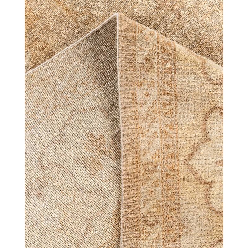 Overdyed, One-of-a-Kind Hand-Knotted Area Rug - Ivory - 7' 10" x 10' 0"